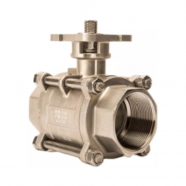 CSBVC340 Двухходовой шаровый кран, G1 1/2, нерж